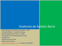 Caso Clinico: Síndrome de Guillain-Barré