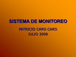SISTEMA DE MONITOREO - Sistemas Eléctricos