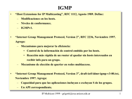 Internet Group Management Protocol