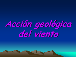 Acción geológica del viento