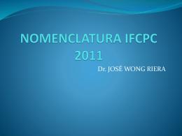 nomenclatura ifcpc 2011 - Sociedad de Patología del Tracto Genital