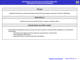 Características que debe cumplir - Sistema Eléctronico de Control