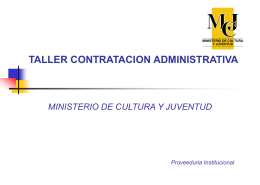 Taller Contratación Administrativa 1