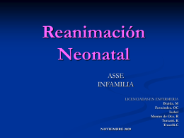 Reanimación Neonatal.