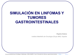 Simulacion de linfomas y aparato gastrointestinal