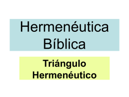 13 – Hermenéutica Bíblica