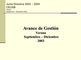 AvancedeGestin.Septiembre-Diciembre2003