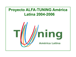 Proyecto Tuning America Latina