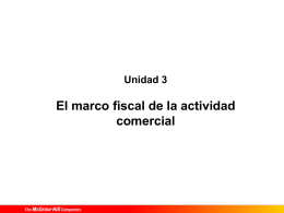 Unidad 3 El marco fiscal de la actividad comercial