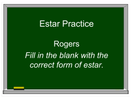 Estar Practice