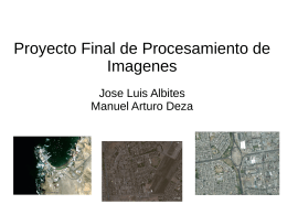 Proyecto Final de Procesamiento de Imagenes Jose Luis Albites