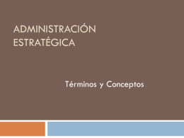 administración estratégica