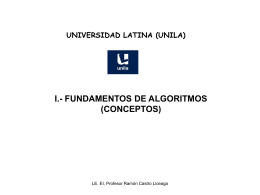 fundamentos de algoritmos - Docencia FCA-UNAM
