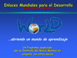 world retreat 10/98 - facultad de humanidades y educación