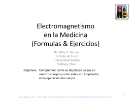 Electromagnetismo en la Medicina