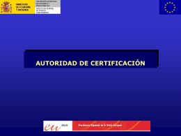 Autoridad de Certificación