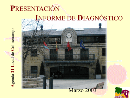PRESENTACIÓN INFORME DE DIAGNÓSTICO