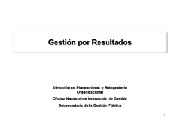 Sistemas de Información - Subsecretaría de la Gestión Pública