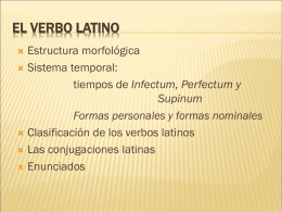 El verbo latino