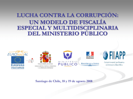 lucha contra la corrupción