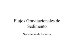 Flujos gravitacionales de sedimento