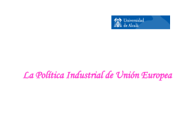 Política Industrial Europea