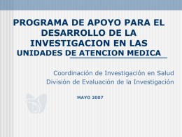 Reunión con Directores de Unidades Médicas de Alta