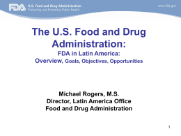 FDA in Latin America