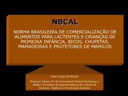 NBCAL: Norma Brasileira para o comércio de substitutivos do leite