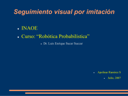 Seguimiento visual por imitación
