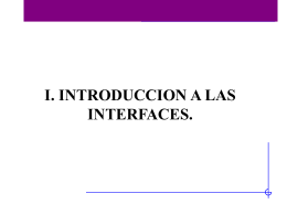 introduccion a las interfaces - Docencia FCA-UNAM