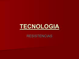 PRESENTACION DE TECNOLOGIA-RESISTENCIAS