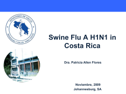 Swine Flu A H1N1 in Costa Rica