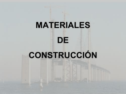 MATERIALES DE CONSTRUCCIÓN