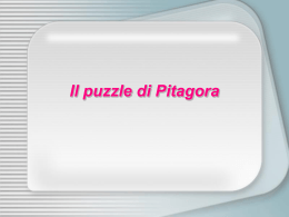 Il puzzle di Pitagora