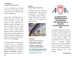 Diapositiva 1 - Escuela de Astrología Activa