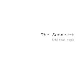 The Sconek-T 1