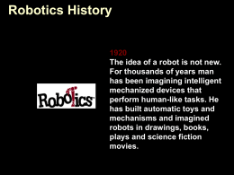 History of Robotics