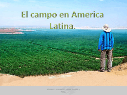 El campo en America Latina.