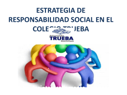 compromiso social - Colegio Trueba de Artxanda