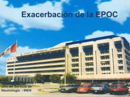 EXACERBACIÓN DE EPOC