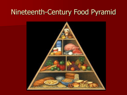 Nineteenth-Century Food Pyramid