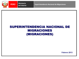 Superintendencia Nacional de Migraciones