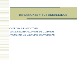RIESGOS DE AUDITORIA - Facultad de Ciencias Económicas