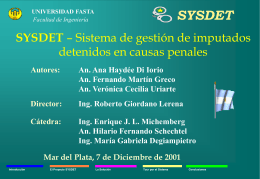 SYSDET - Universidad FASTA