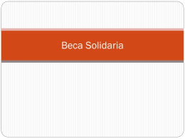 Beca Solidaria - AMISTAD CON NICARAGUA