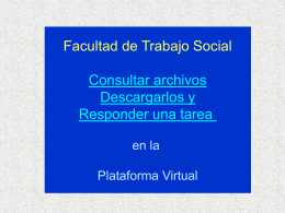 Consultar, descargar y responder una Tarea