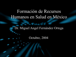 Presentación de PowerPoint - Mexico Border Health Commission