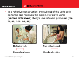 4.2 Reflexive Verbs