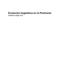 Evolución de las lenguas peninsulares (mapas)